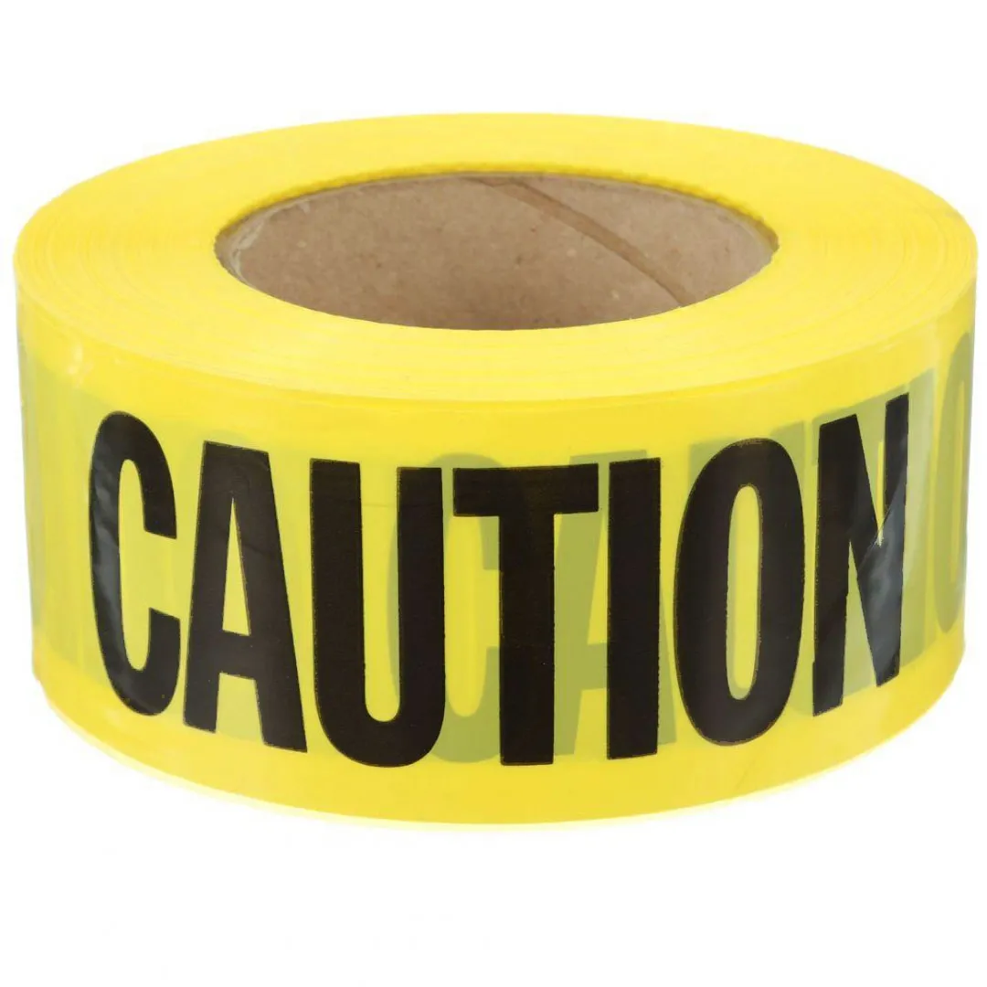 MCCORDICK MCCORDICK Workhorse Yellow Barricade Tape - 'Caution'
